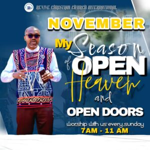 PROPHETIC WORD FOR YOU IN NOVEMBER 2023